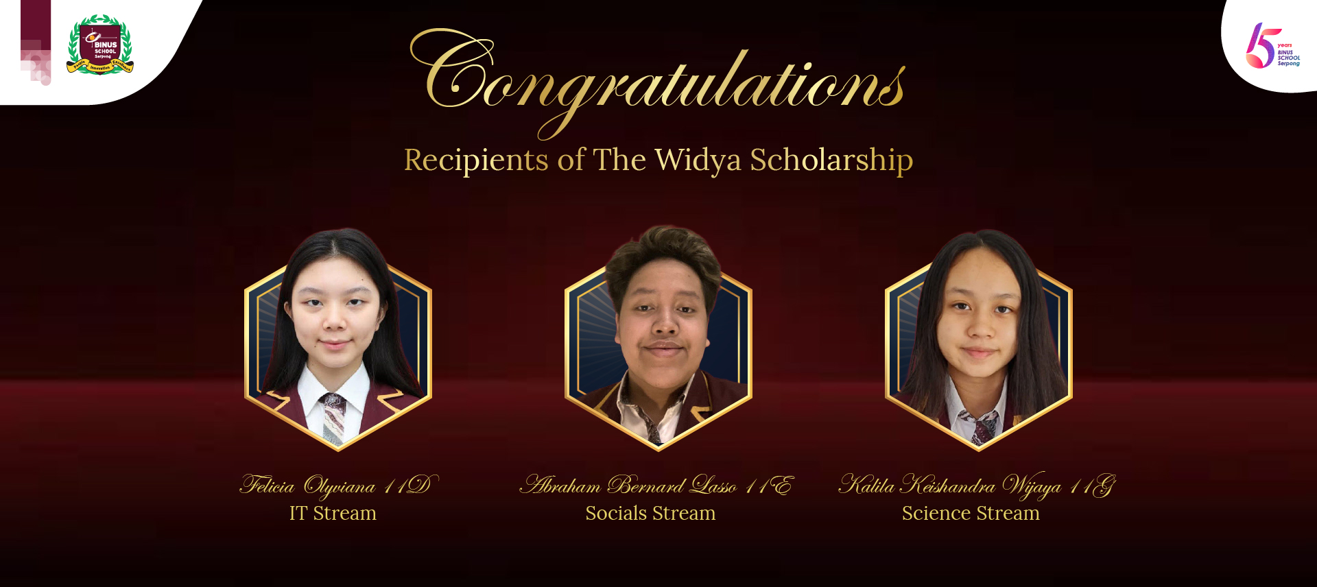 The Widya Scholarship